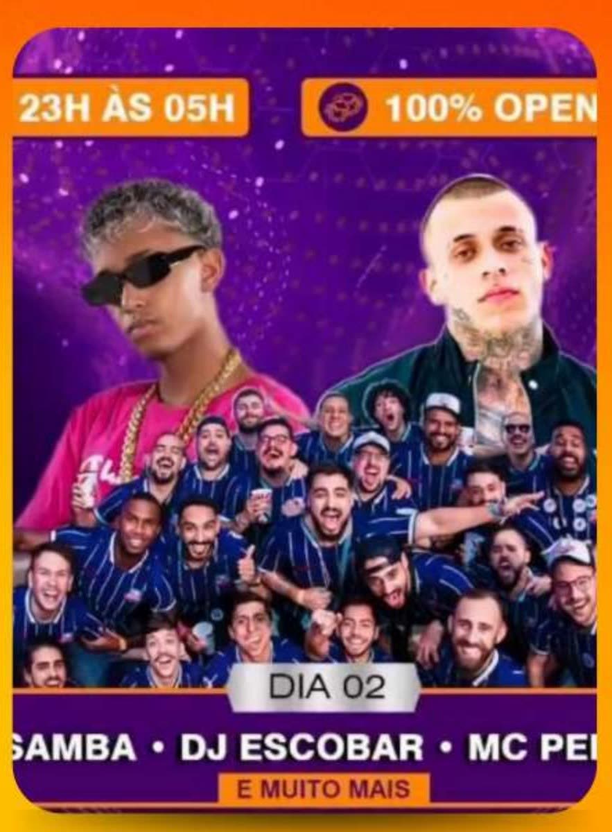 Line-up com MC Pepeu